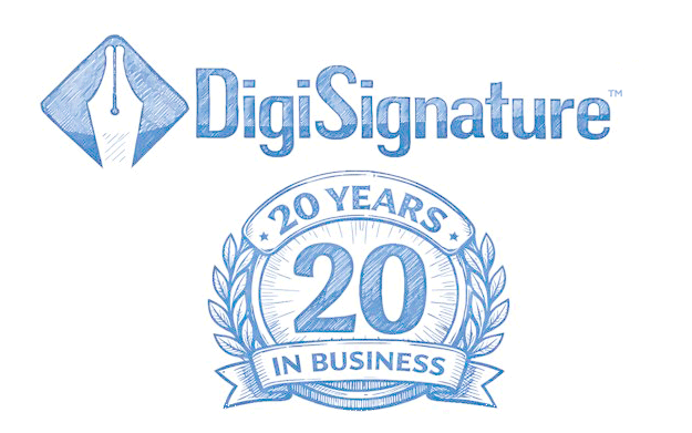 DigiSignature celebrating 20 years of service